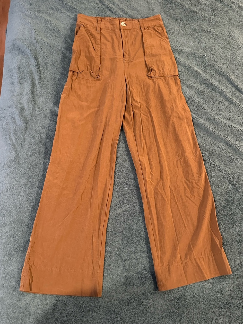 Current Air Los Angeles Brown Wide Leg Lightweight Pants – Size S – EUC